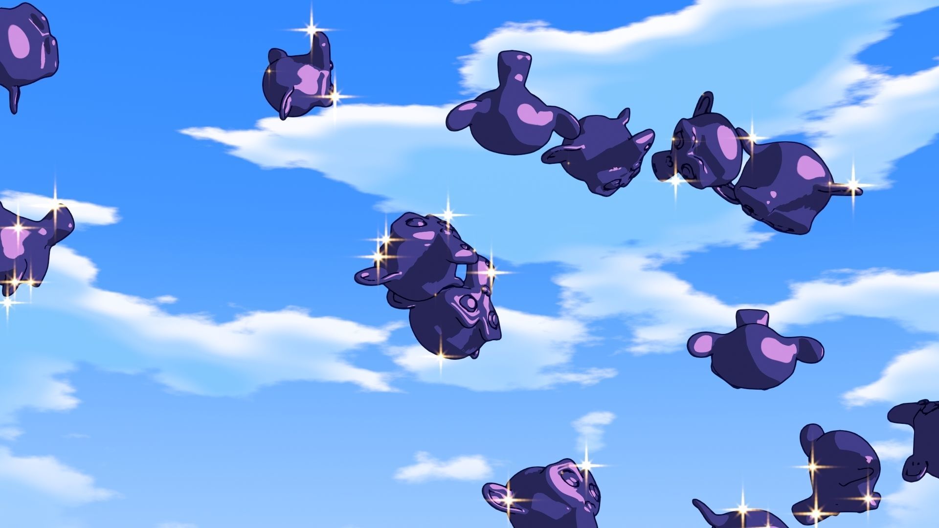 For Anime in Blender - Star Sparkle - Modern Free 3D model_44