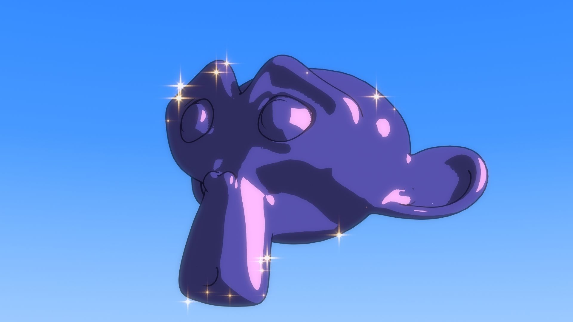 For Anime in Blender - Star Sparkle - Modern Free 3D model_7