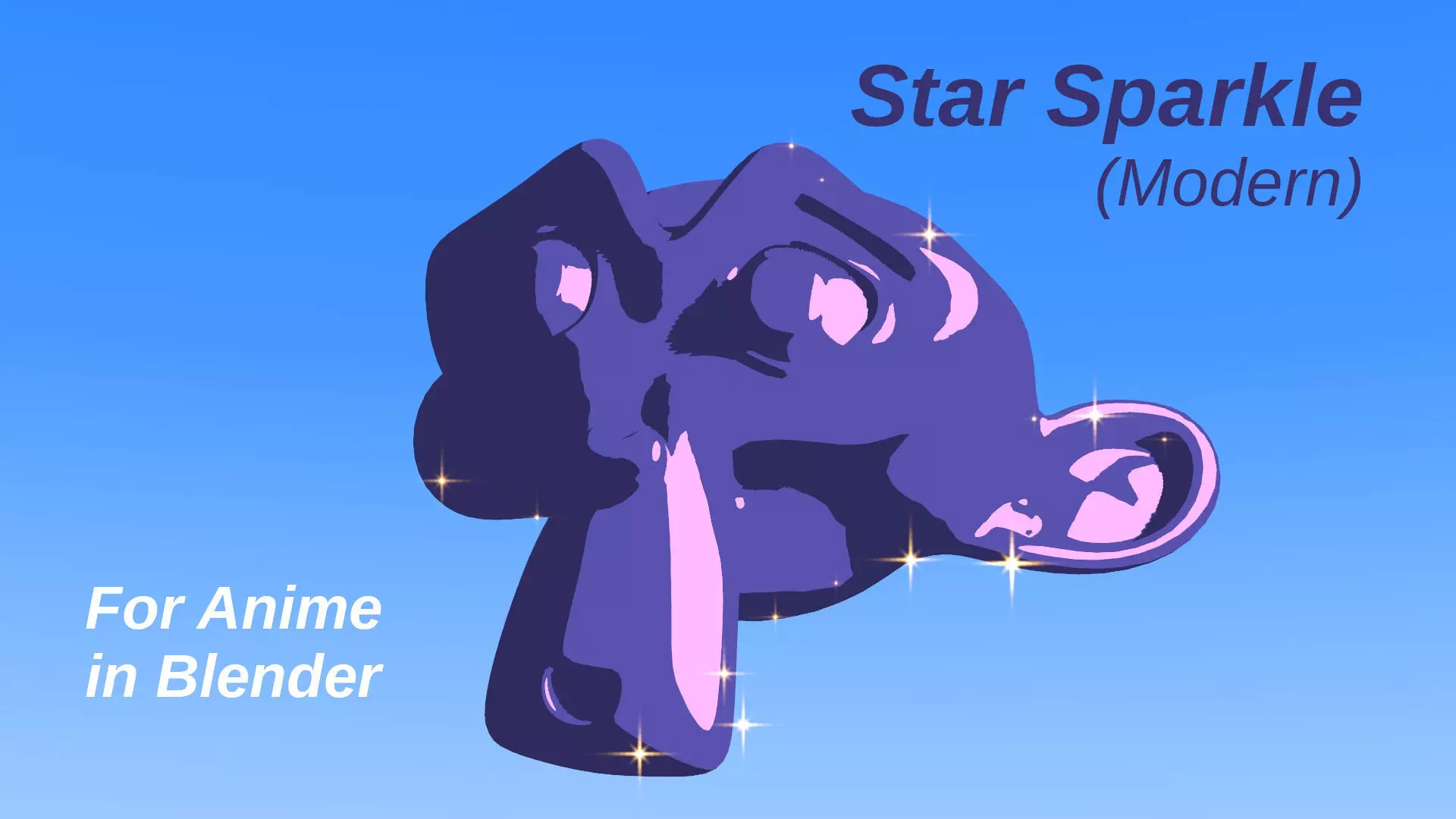 For Anime in Blender - Star Sparkle - Modern Free 3D model_0