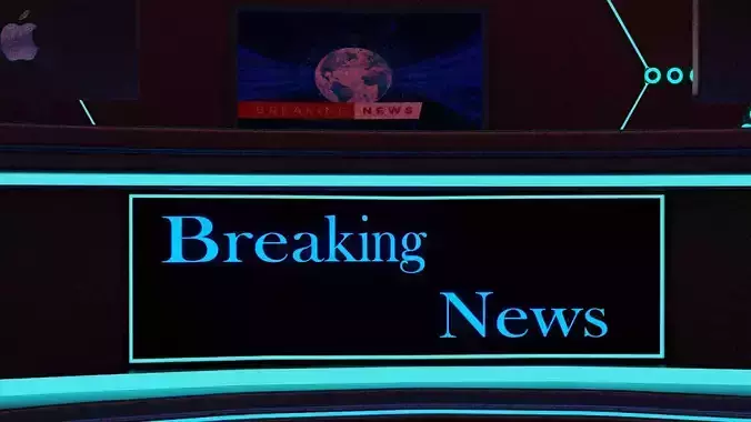 Virtual Brodcast Studio 3D model