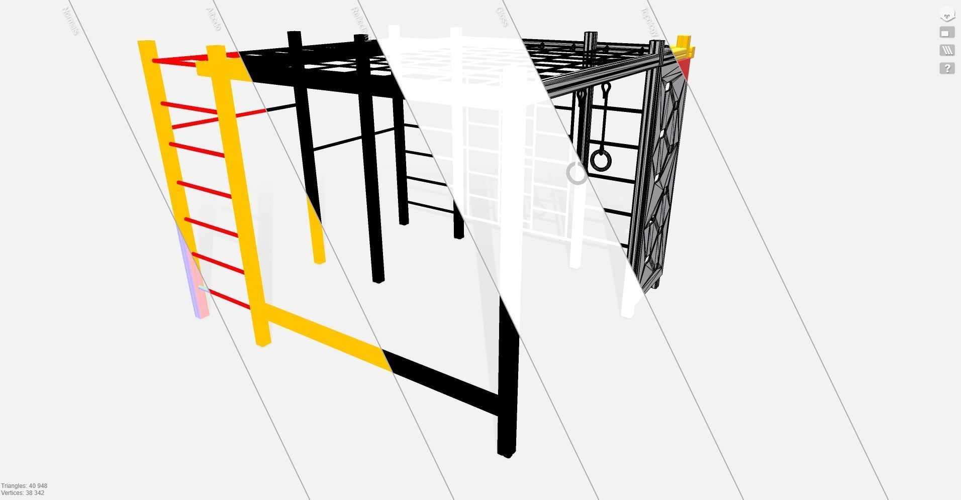 Playground for kids 3D model_10