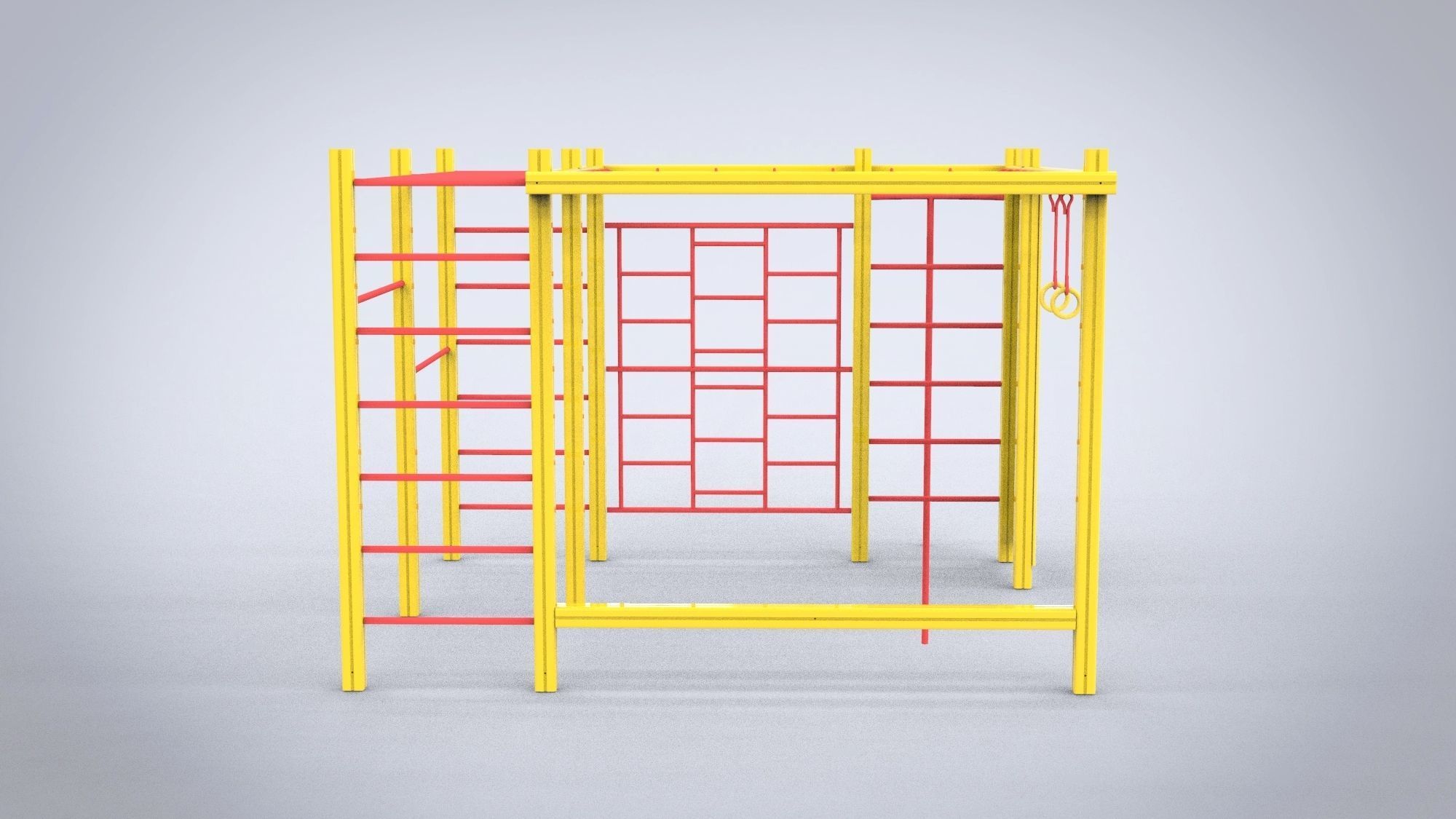 Playground for kids 3D model_8