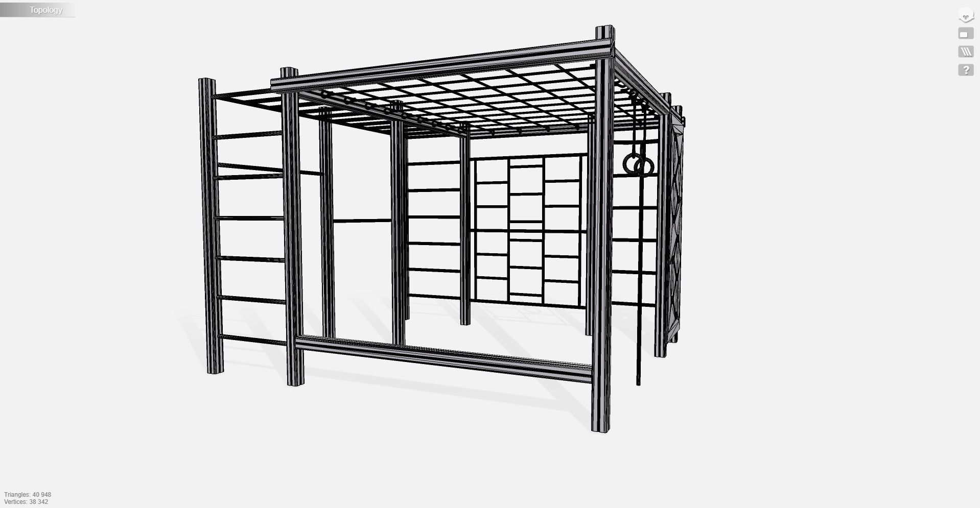 Playground for kids 3D model_9