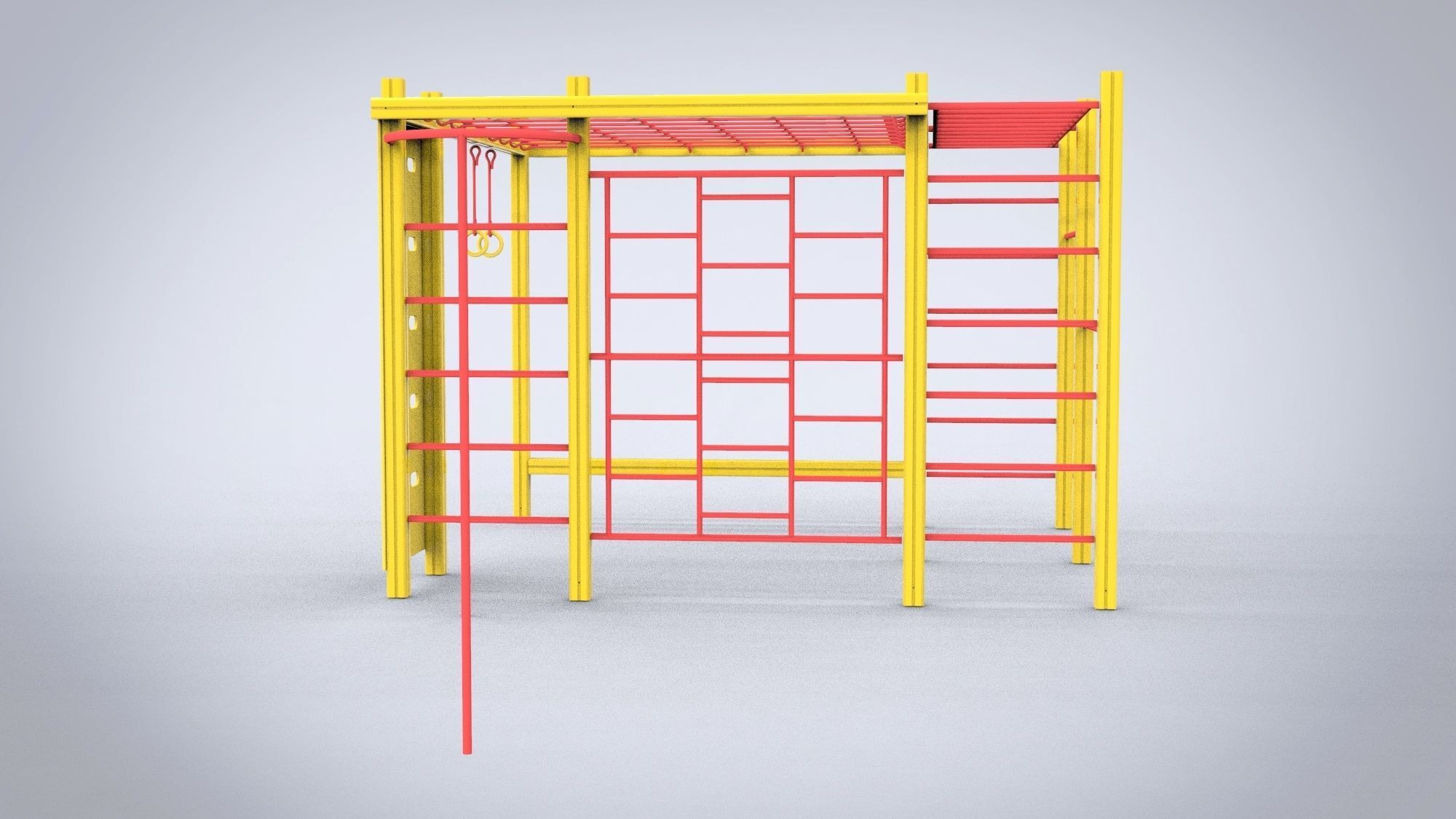 Playground for kids 3D model_5