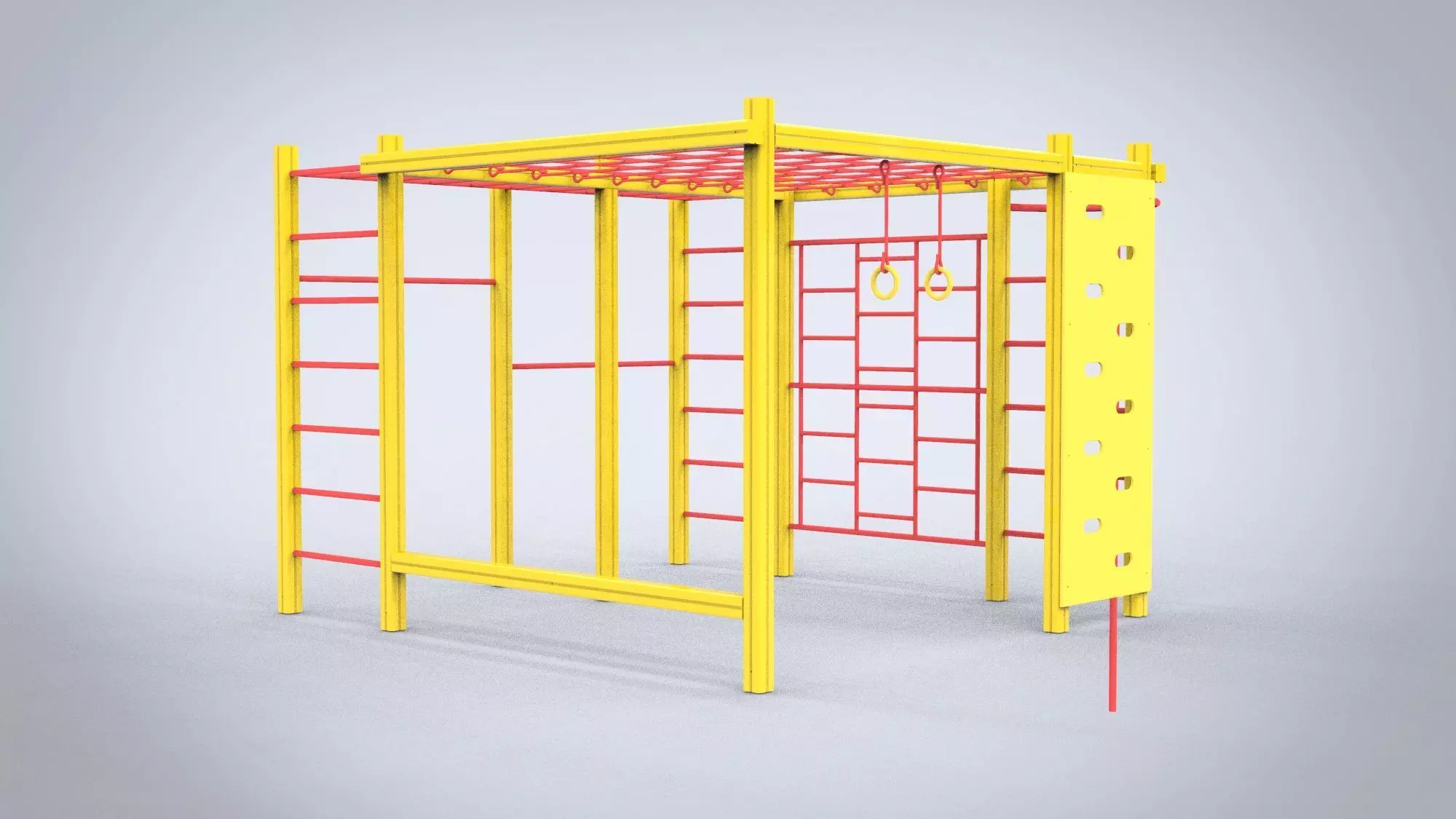 Playground for kids 3D model_0