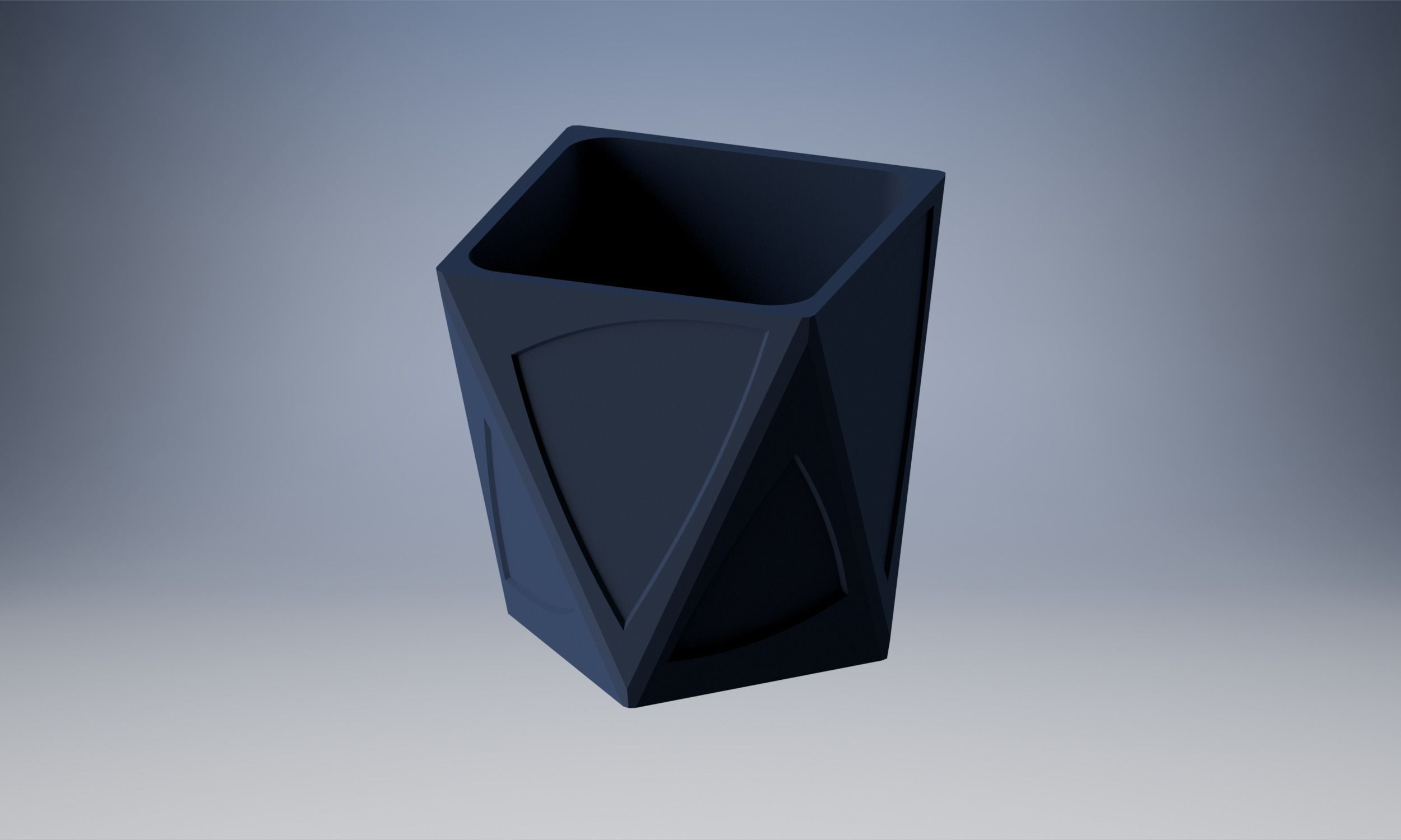 Pen holder 08 3D print model_3