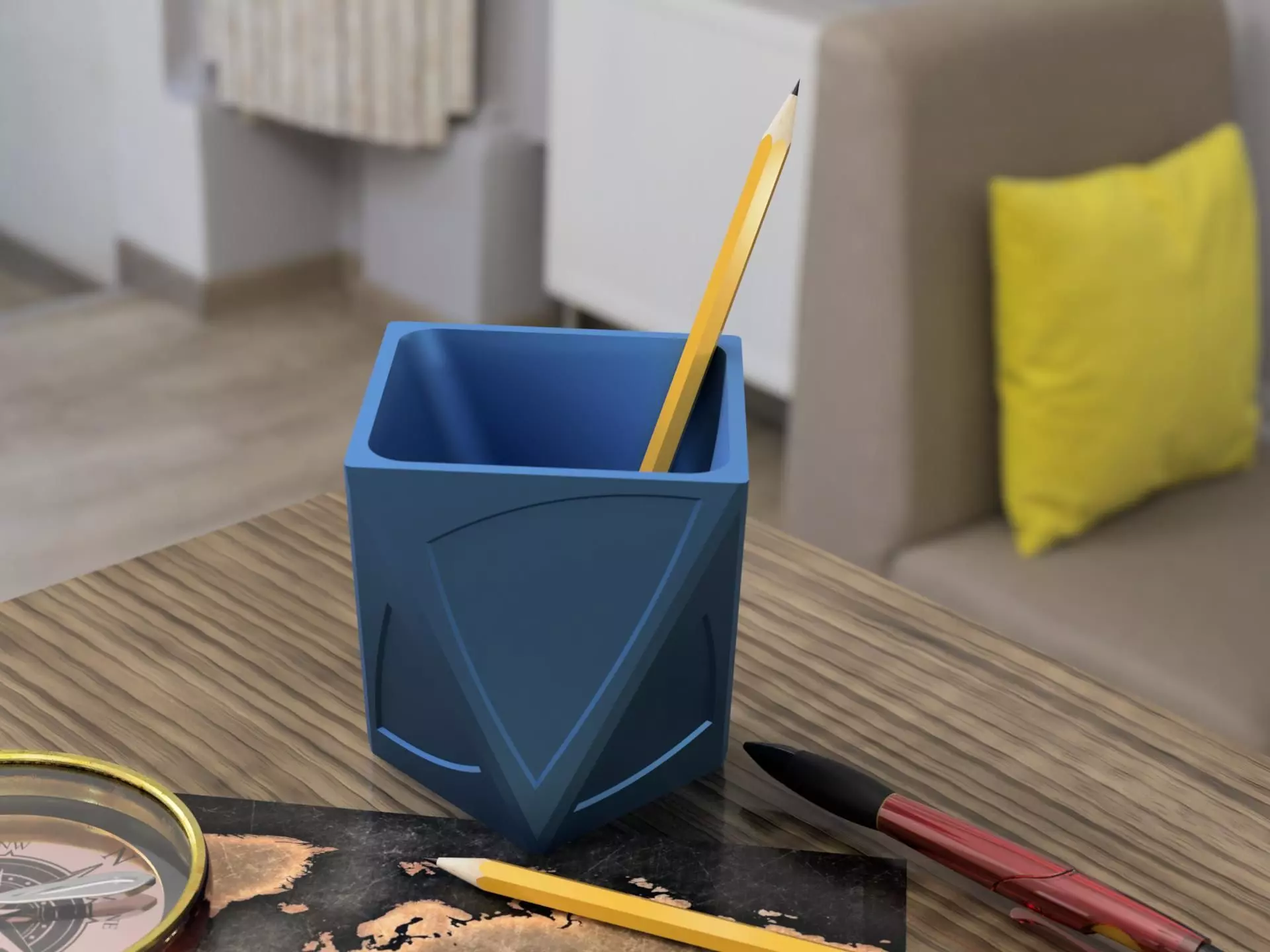 Pen holder 08 3D print model_0