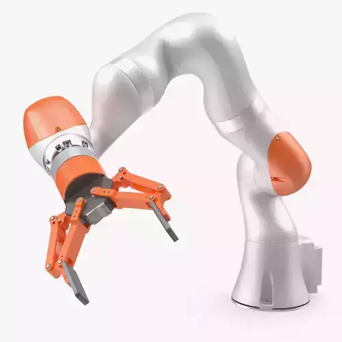 Generic Robot Hand with Two Finger Gripper Rigged