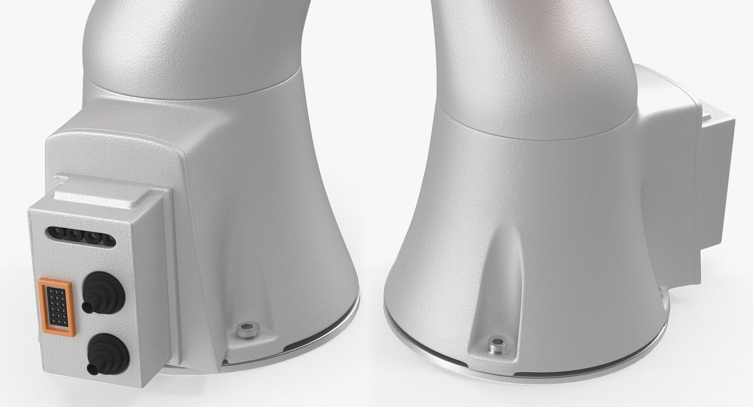 Generic Robot Hand with Two Finger Gripper Rigged 3D model_19