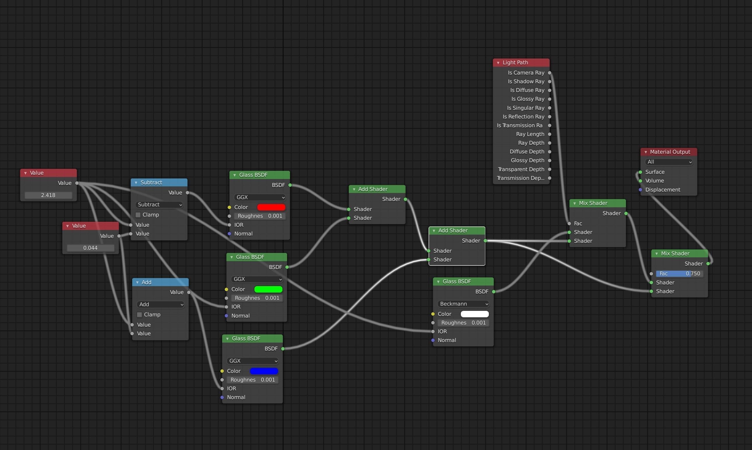 Low Poly Diamond Blender Low-poly 3D model_11