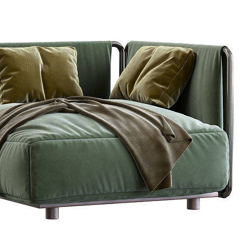 Edmond Armchair 3D model 7
