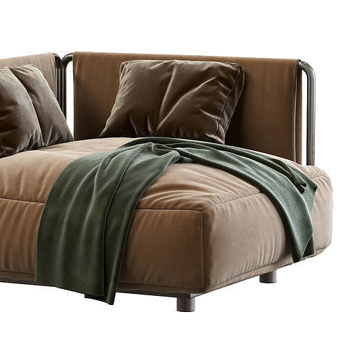 Edmond Armchair 3D model 6