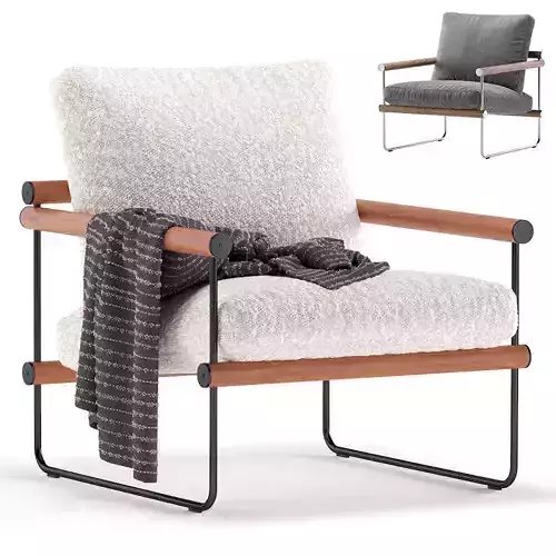 Ross Chair Westelm 2 set 3D model