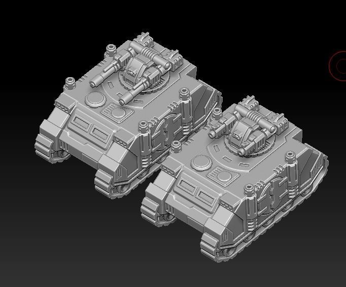 ARTILLERY SET 8 Epic-At size Armageddon set 10  3D print model_4