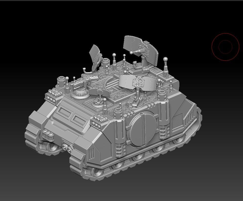 ARTILLERY SET 8 Epic-At size Armageddon set 10  3D print model_5
