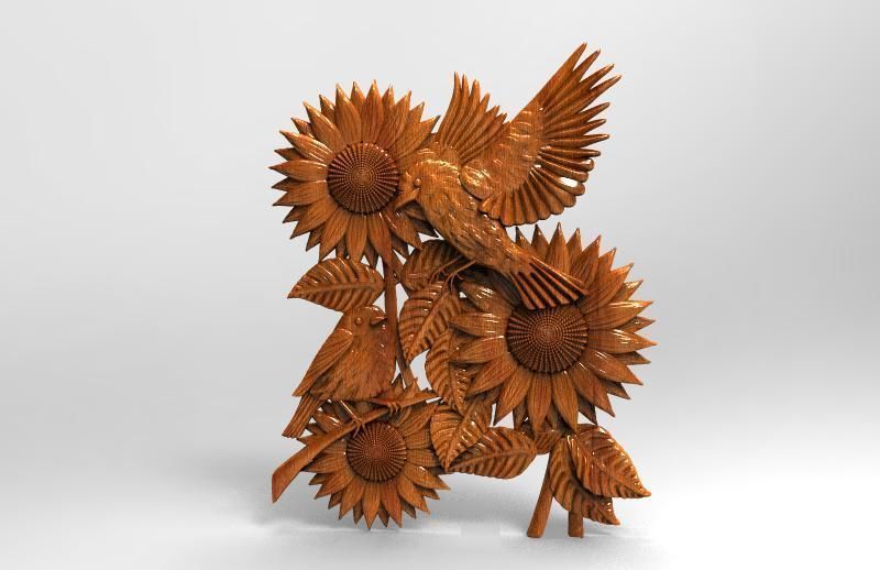 Birds CNC 3 3D print model_5