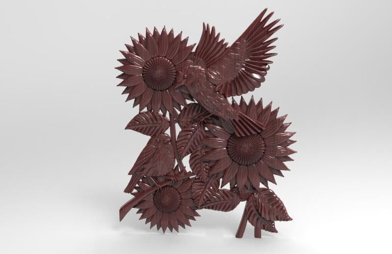 Birds CNC 3 3D print model_9
