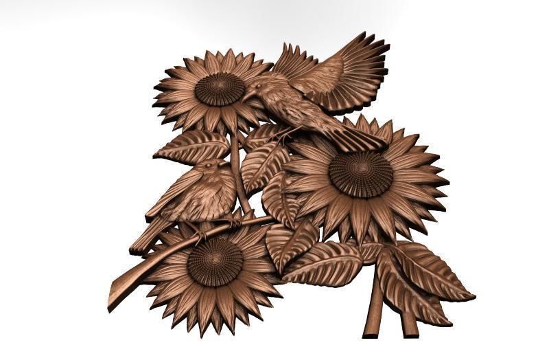 Birds CNC 3 3D print model_4