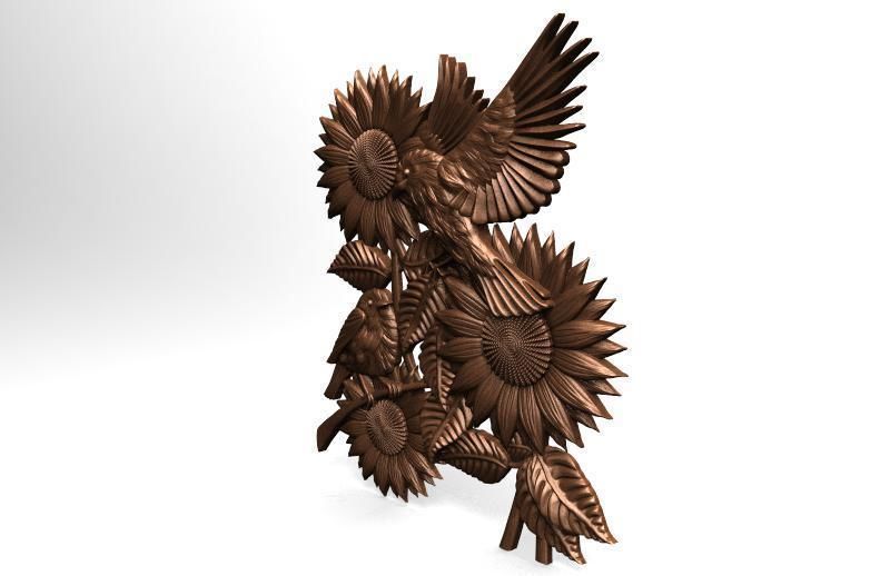 Birds CNC 3 3D print model_3