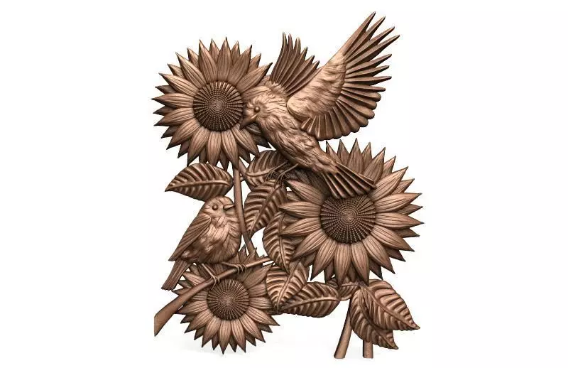 Birds CNC 3 3D print model_0