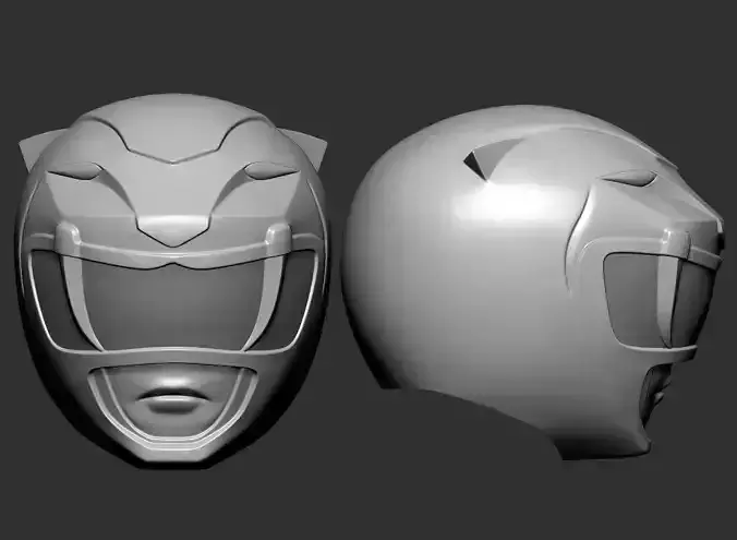 Power Rangers MMPR Yellow Ranger Helmet and Coin Medal