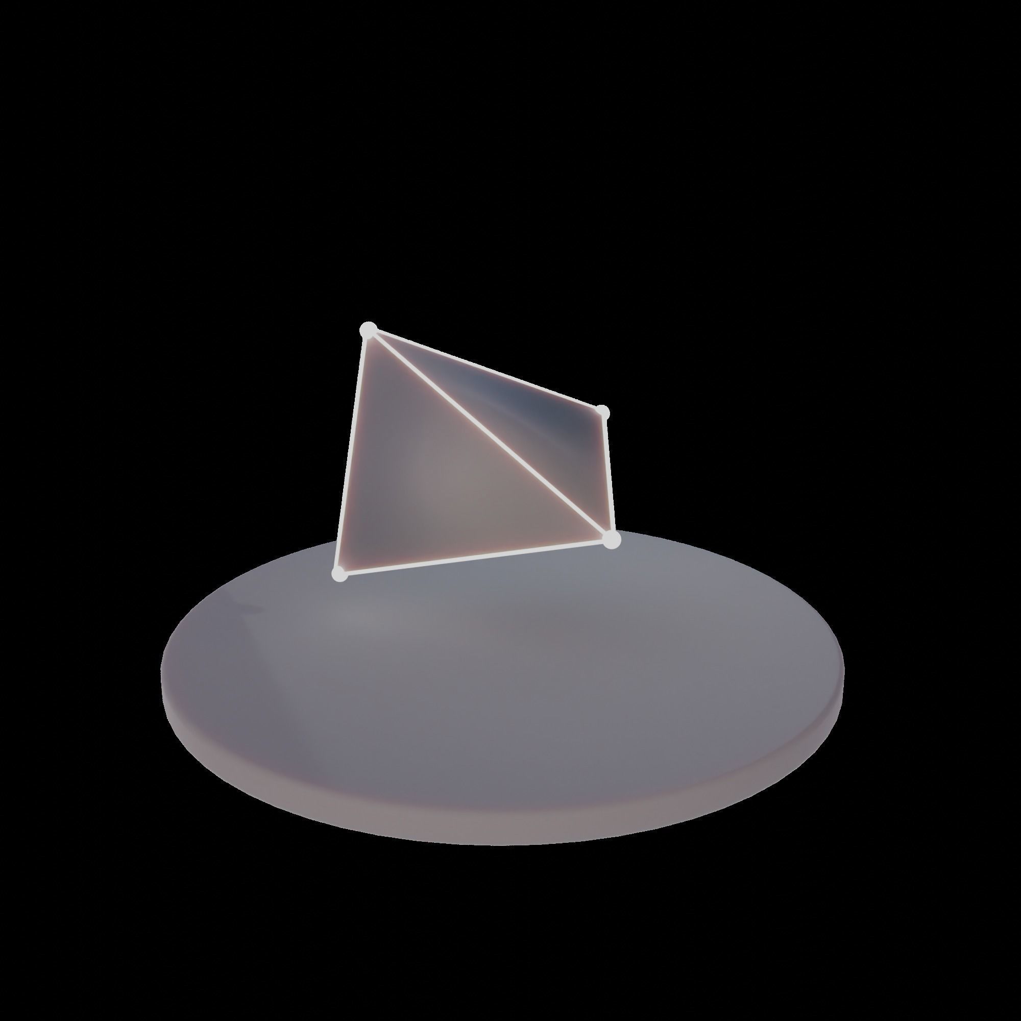 Animated tech Tree - 2k Loop video - 241 png render - snow sky Low-poly 3D model_23