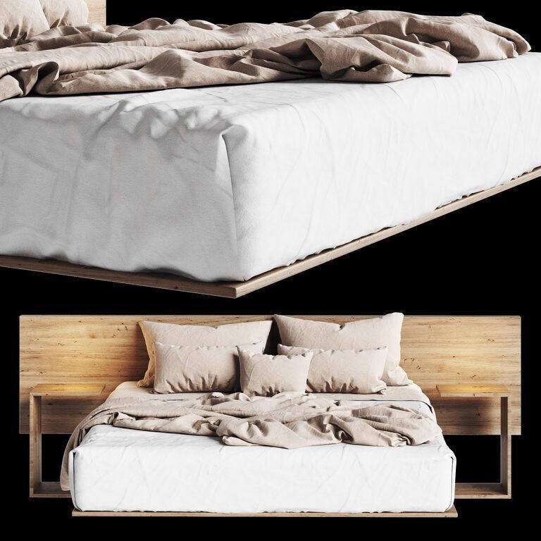 Lago design Suspended bed 3D model_1