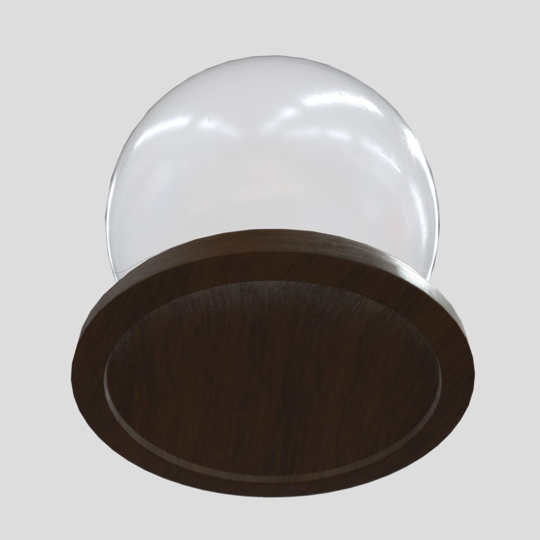 Glass Ball Low-poly 3D model_9