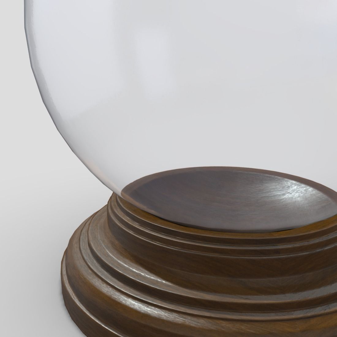 Glass Ball Low-poly 3D model_13