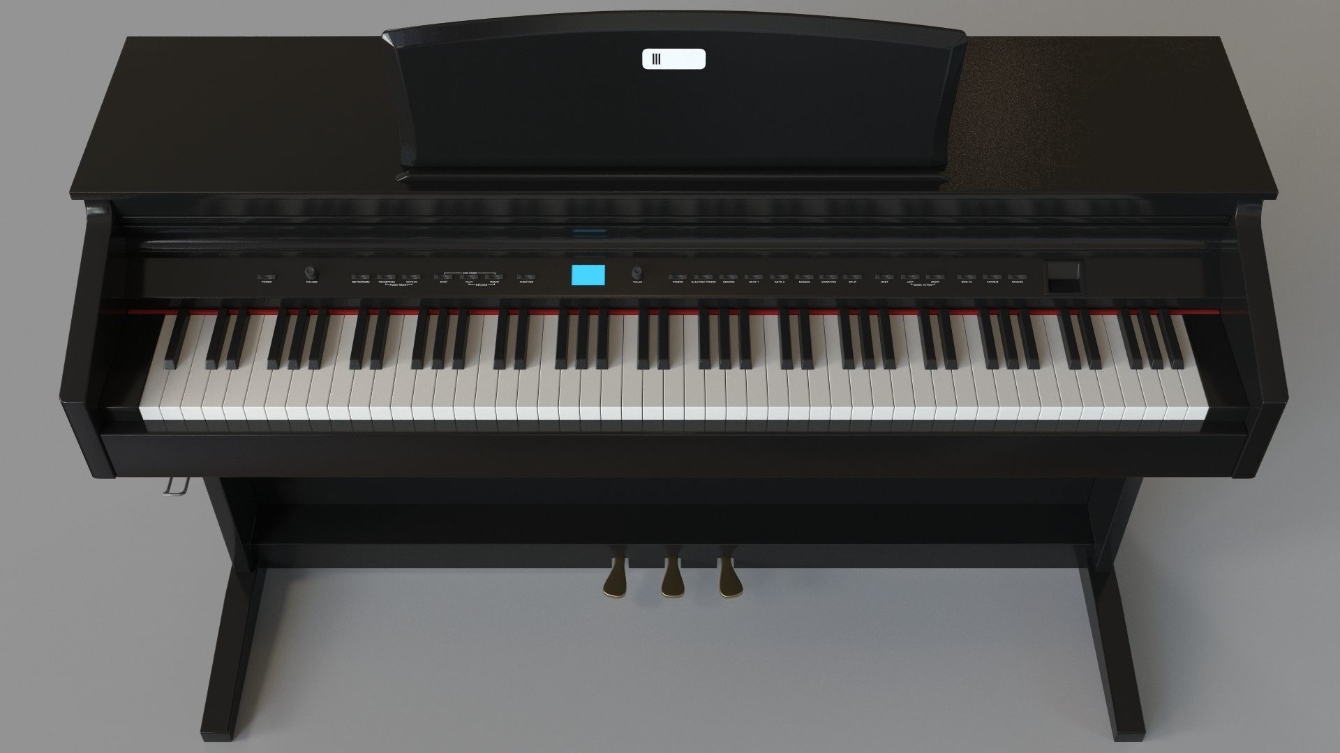 Williams Overture 2 88Key Console Digital Piano 3D model CGTrader