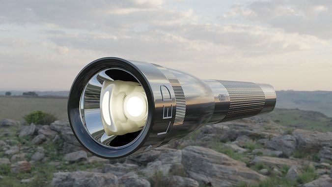 MagLite LED  3D model