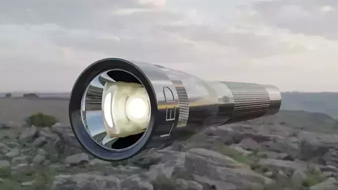 MagLite LED  3D model