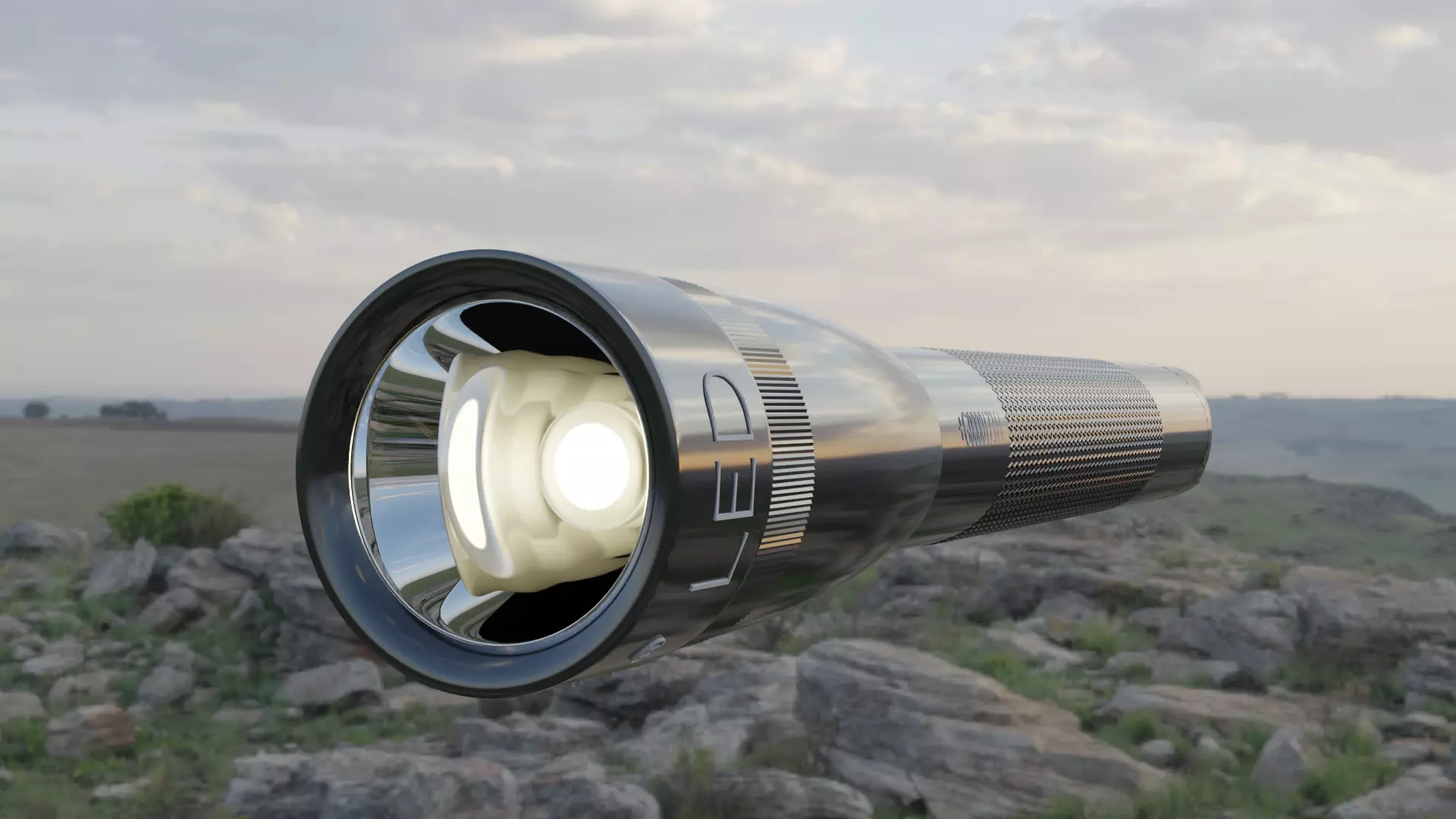 MagLite LED  3D model_0