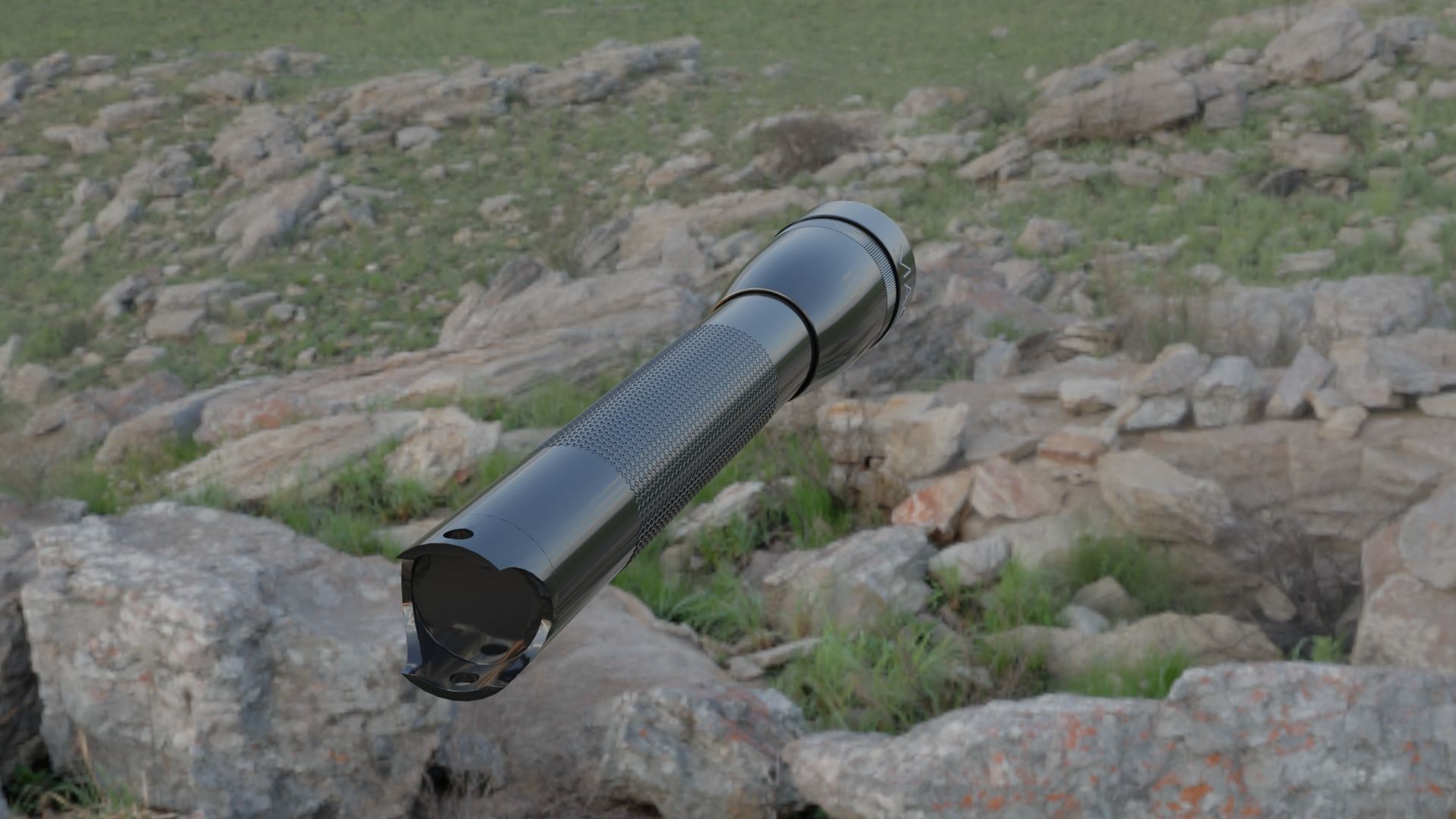 MagLite LED  3D model_3