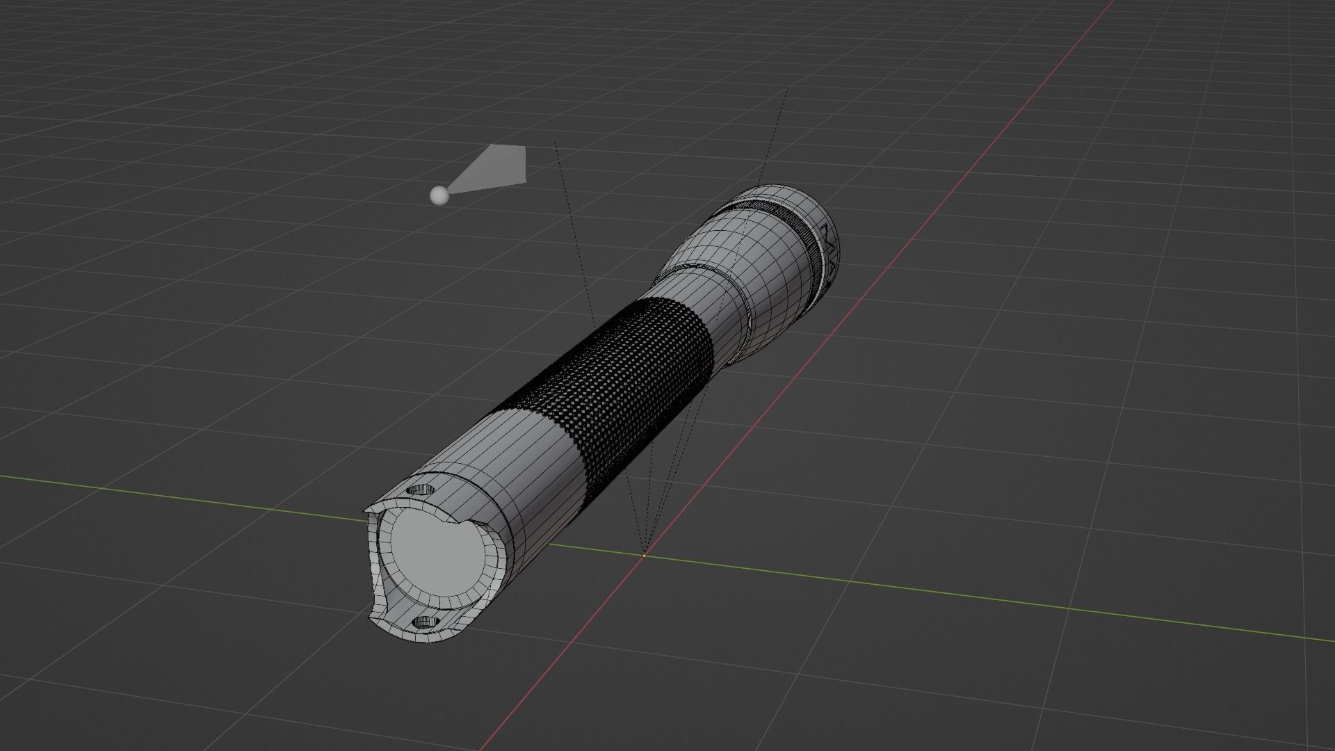 MagLite LED  3D model_7