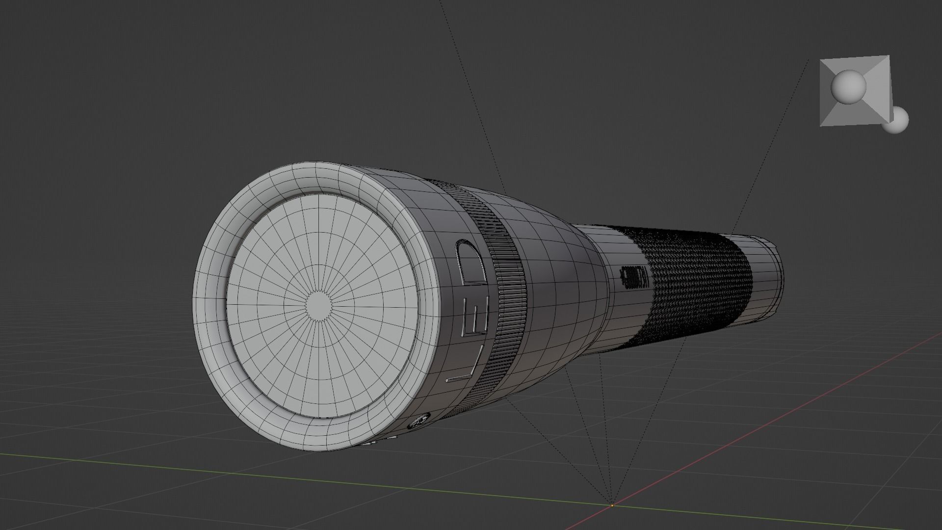 MagLite LED  3D model_8