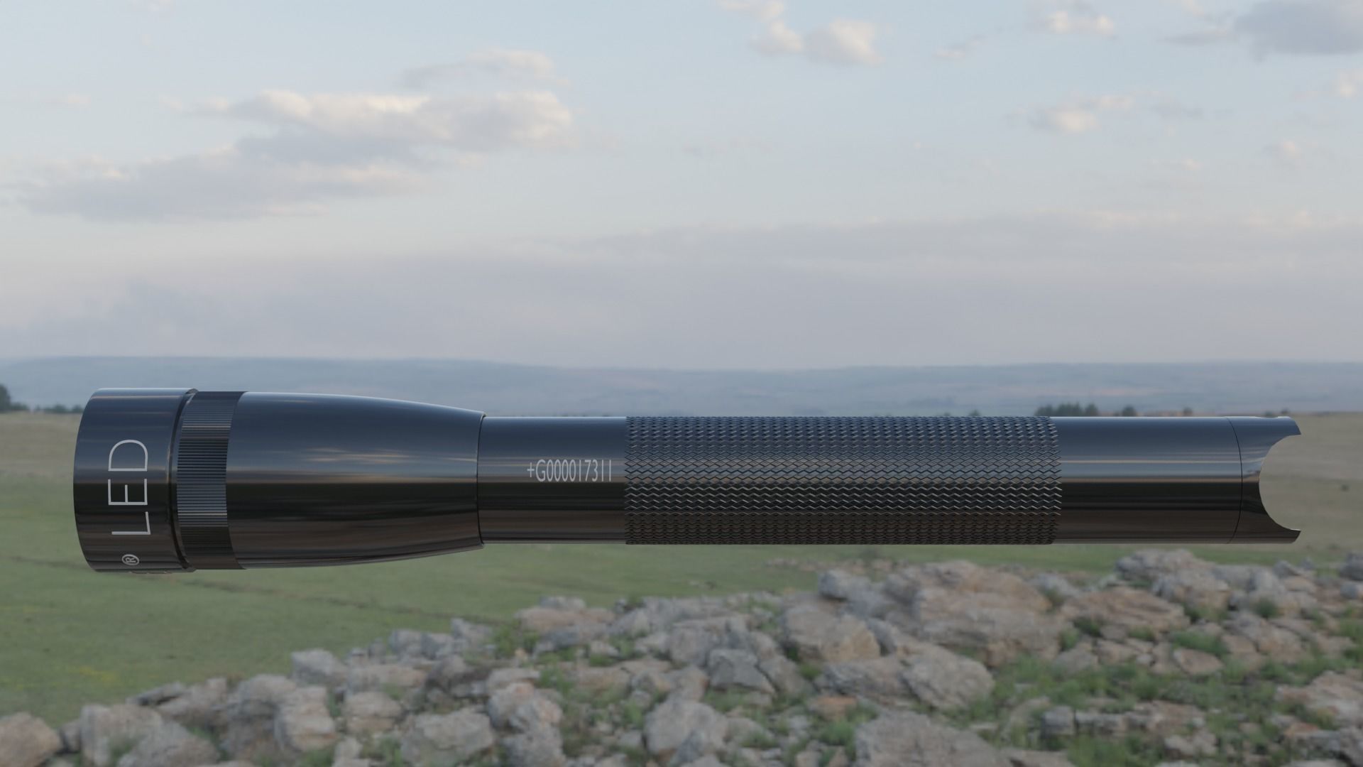 MagLite LED  3D model_2