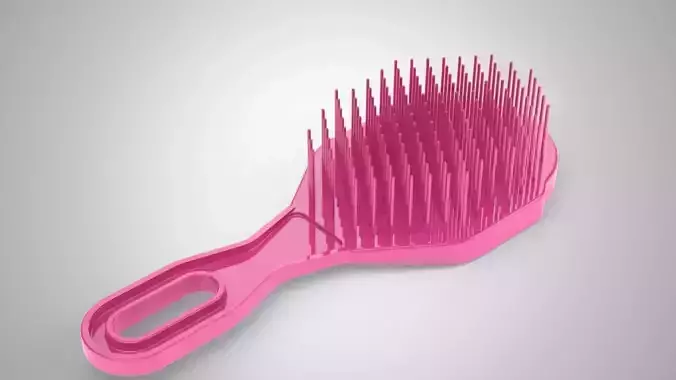 Pink Hair brush