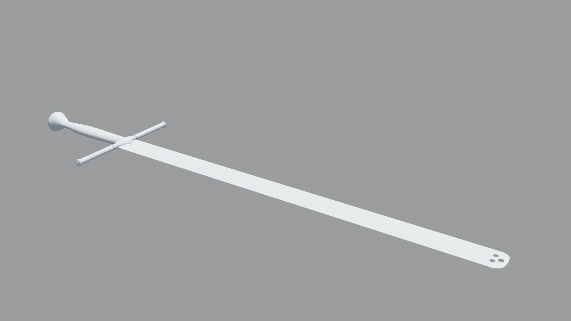 Executioner Sword - Richtschwert Low-poly 3D model_15