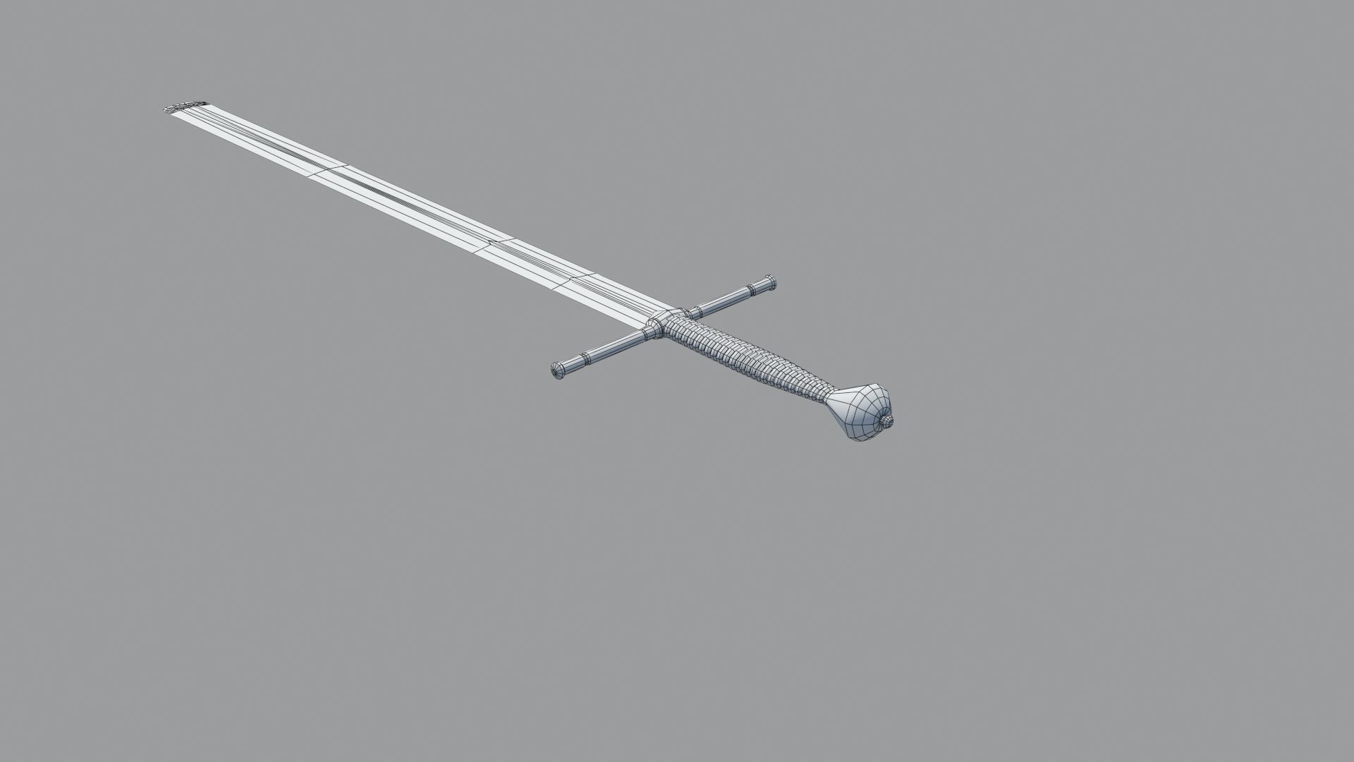 Executioner Sword - Richtschwert Low-poly 3D model_18