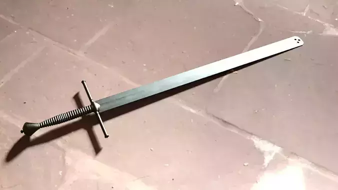 Executioner Sword - Richtschwert Low-poly 3D model