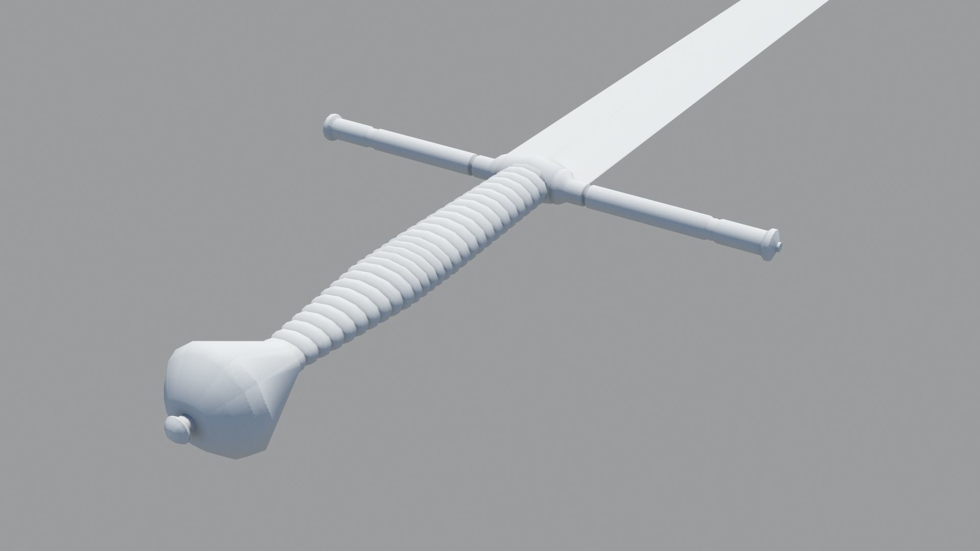 Executioner Sword - Richtschwert Low-poly 3D model_14