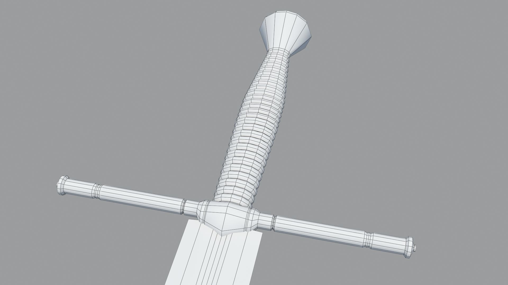 Executioner Sword - Richtschwert Low-poly 3D model_21