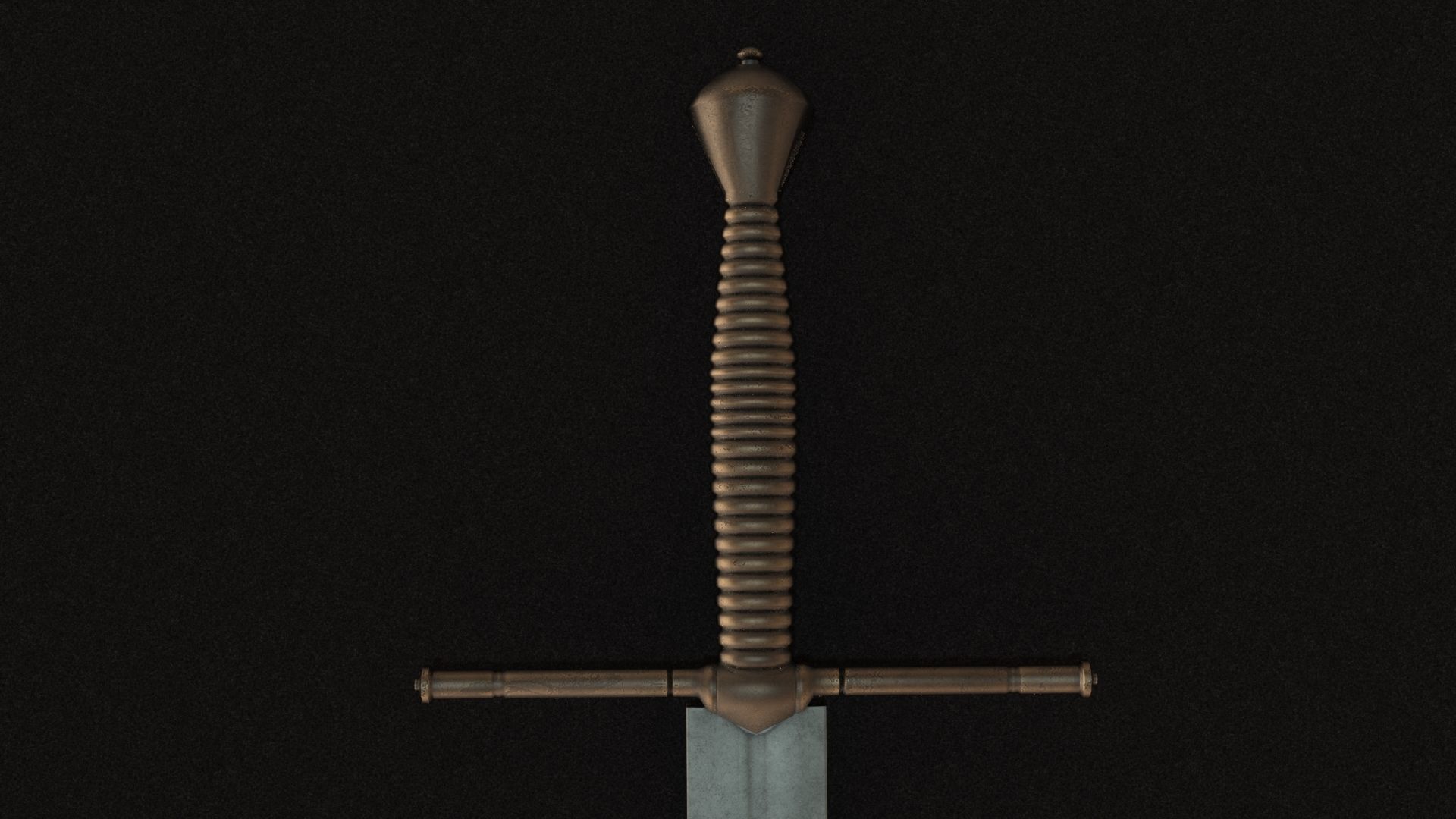 Executioner Sword - Richtschwert Low-poly 3D model_10