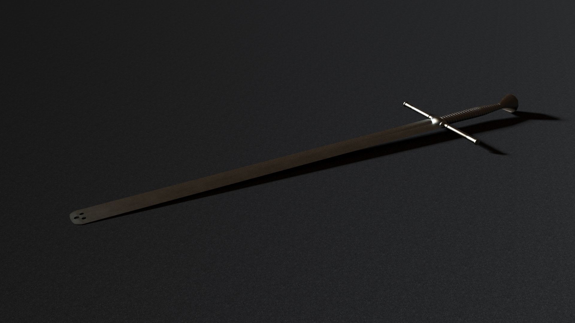 Executioner Sword - Richtschwert Low-poly 3D model_8
