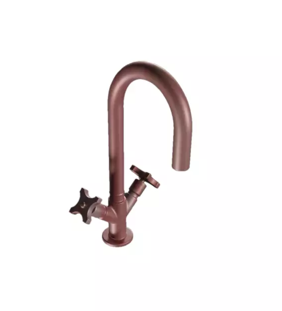 Spectacular Rusty Copper Tap Low-poly 3D model_0