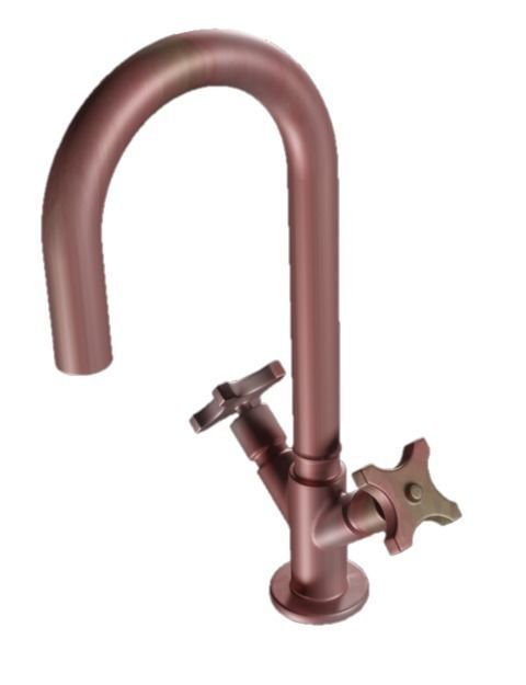 Spectacular Rusty Copper Tap Low-poly 3D model_2