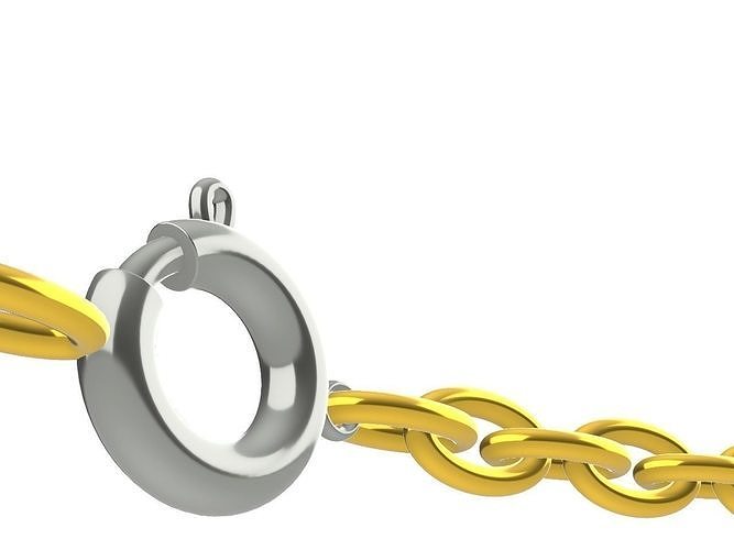 bead ball chain with lobster clasp all parts stl files verified 3D print model