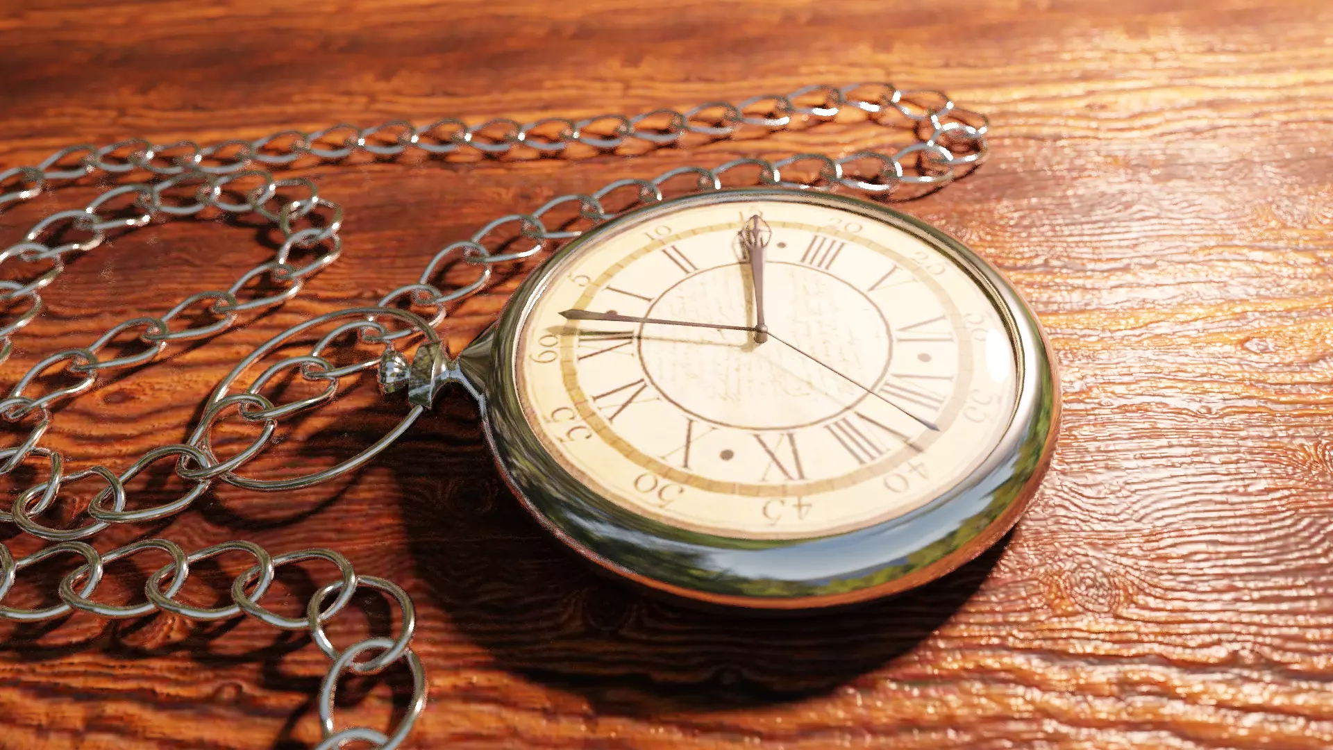 Pocket watch 3D model