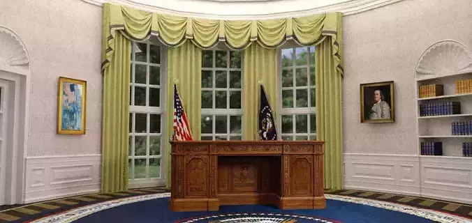 Oval Office 3D model